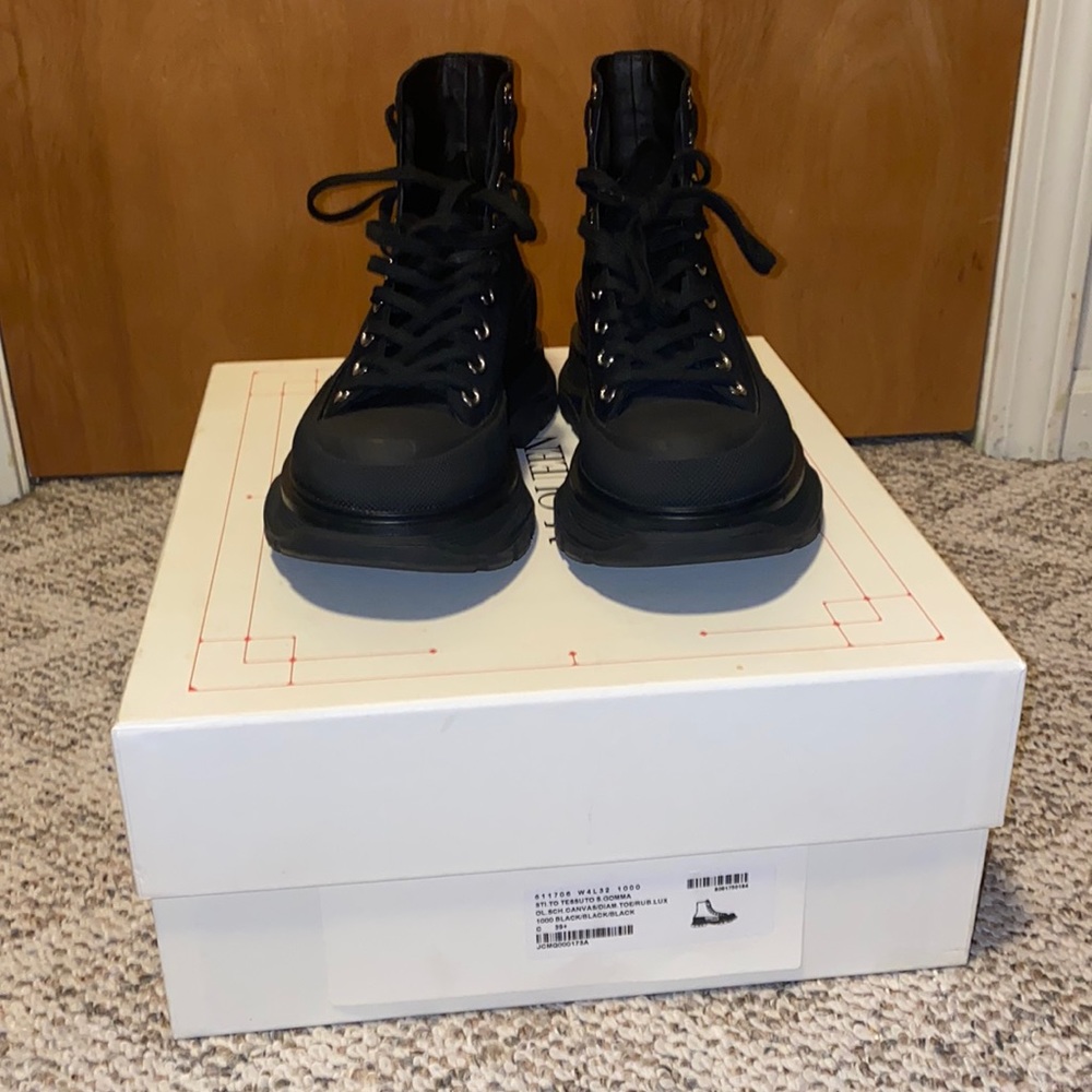 Alexander McQueen High Top Chunky Sneakers